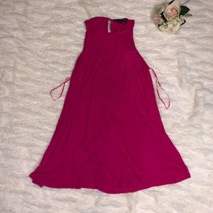 Polo pink dress, size med, knee length